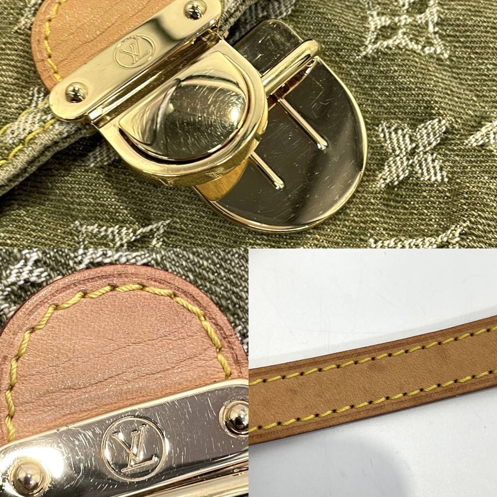 Louis Vuitton Monogram Denim Mini Pleaty Bag Green - Picture 6 of 8